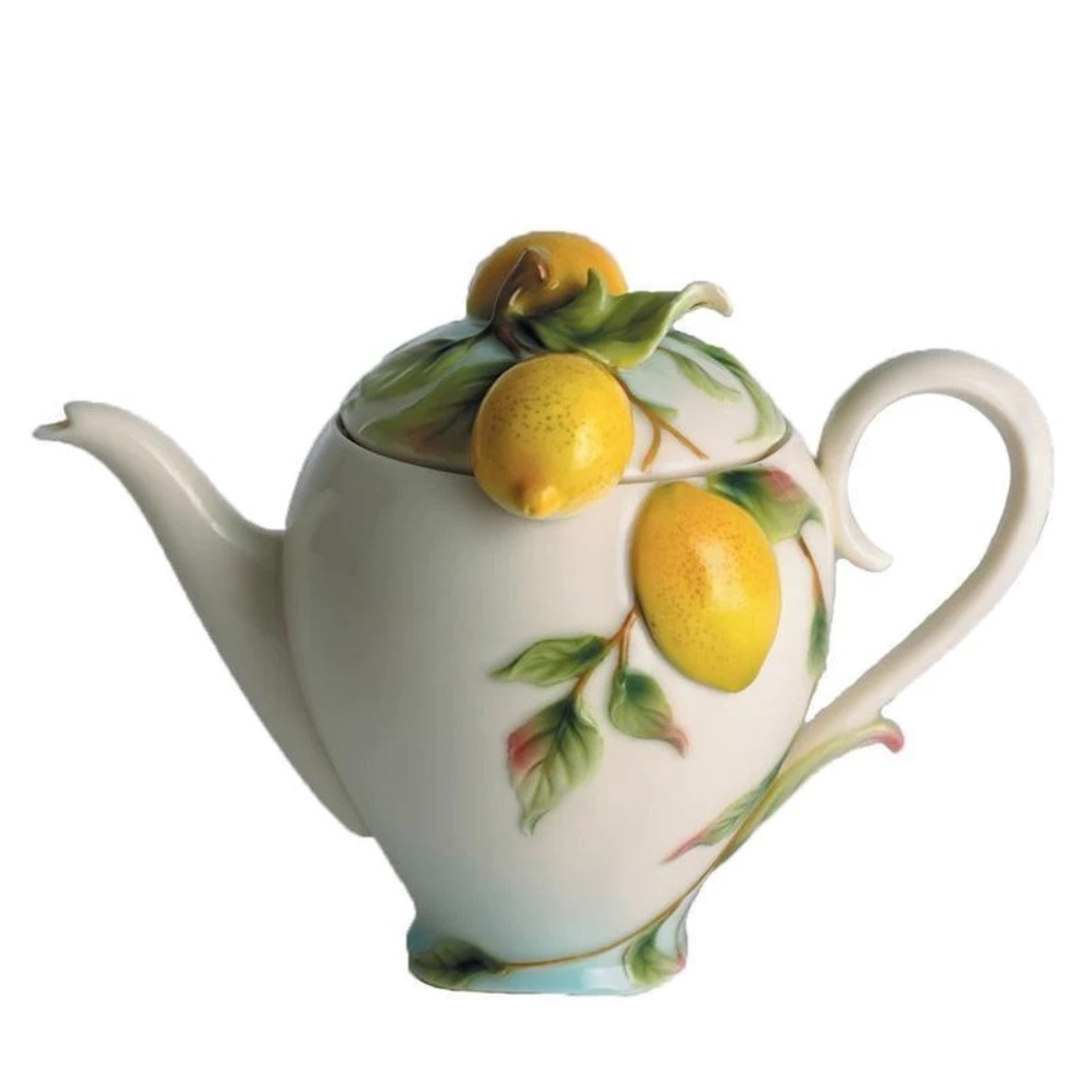FRANZ LEMON DESIGN TEAPOT WITH COVER (FZ00475)